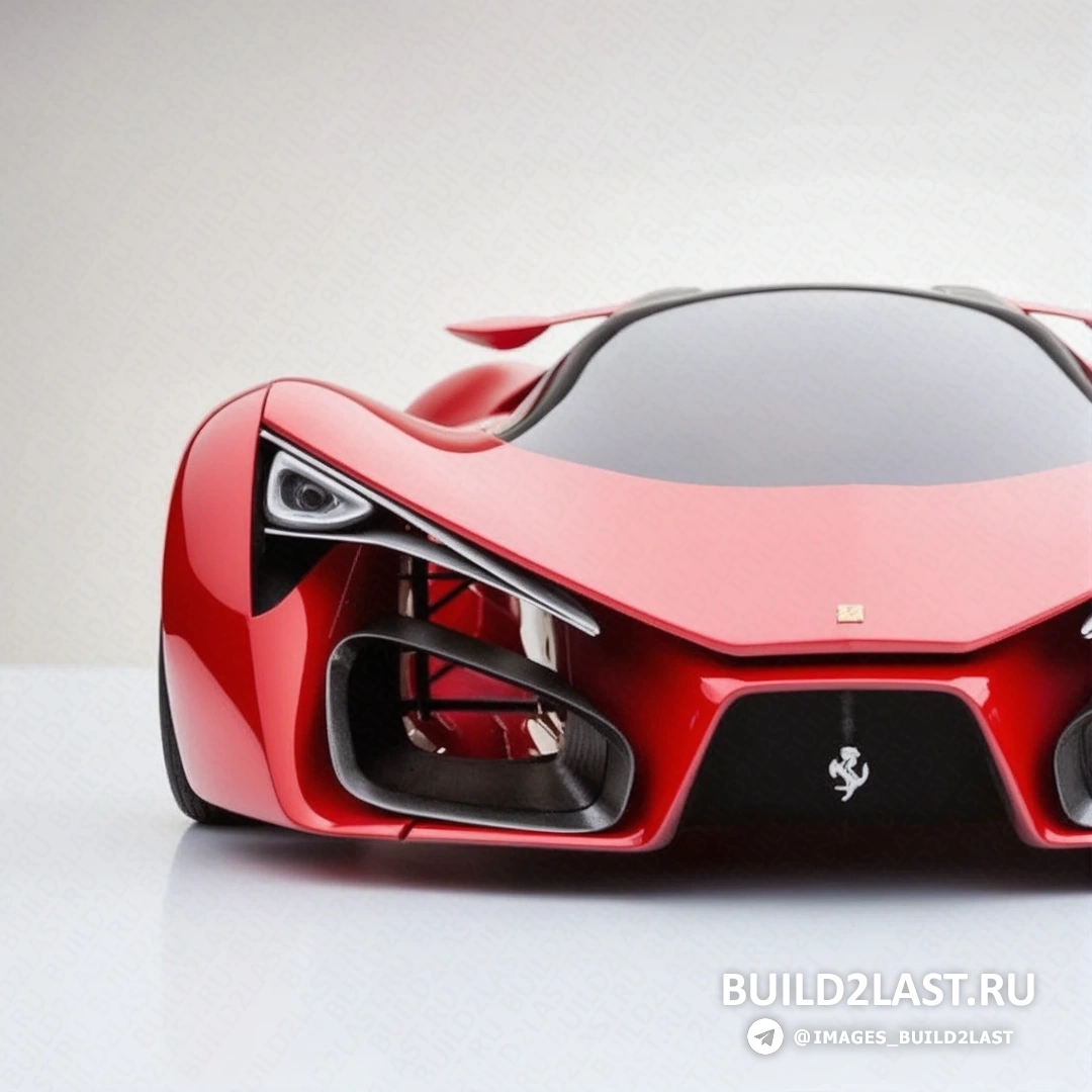 интерьер салона Ferrari F80 с инновационными технологиями